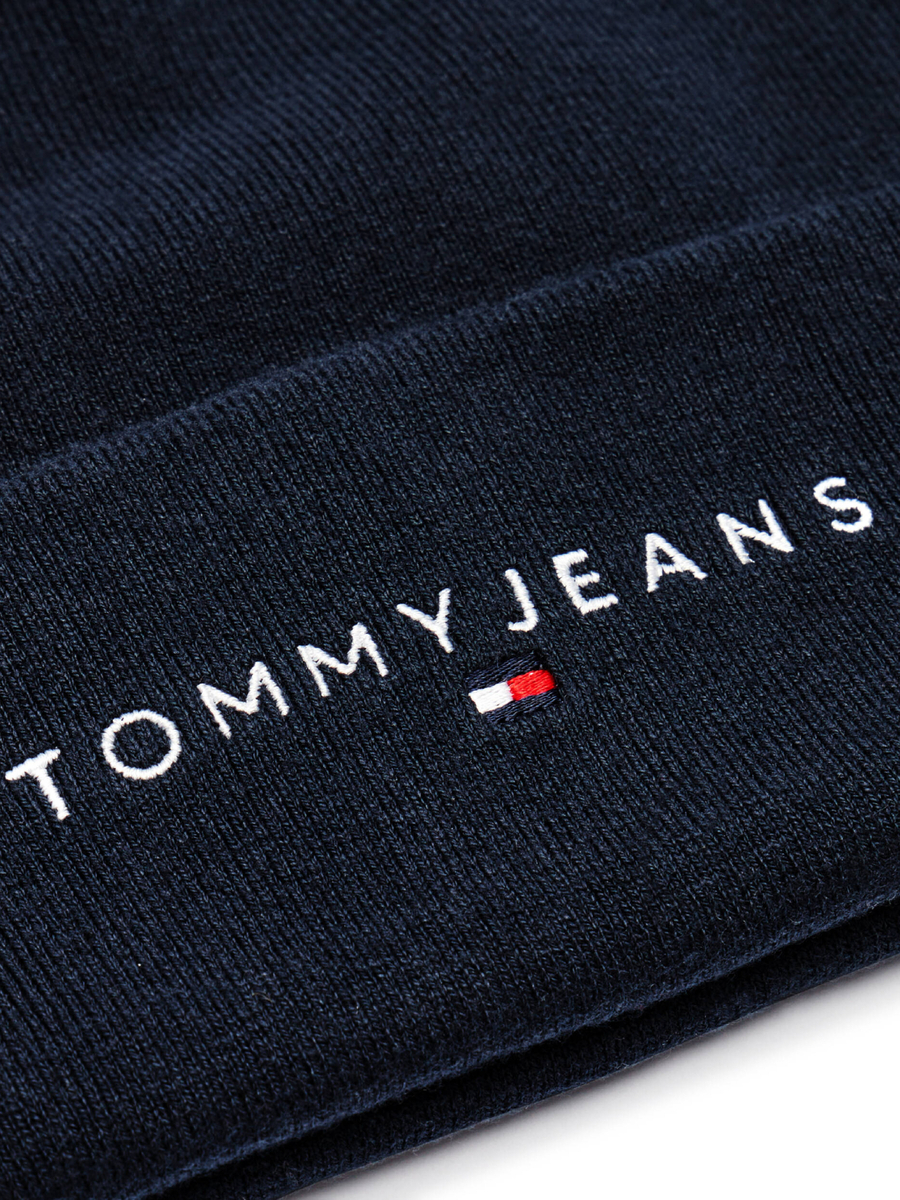 detail Tommy Jeans pánská tmavě modrá čepice