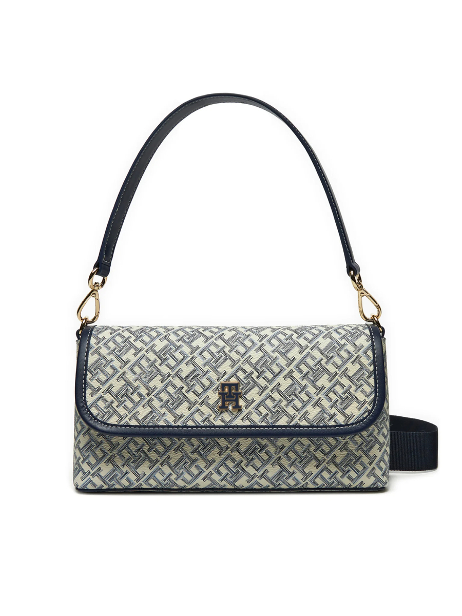 detail Tommy Hilfiger dámská modrá kabelka