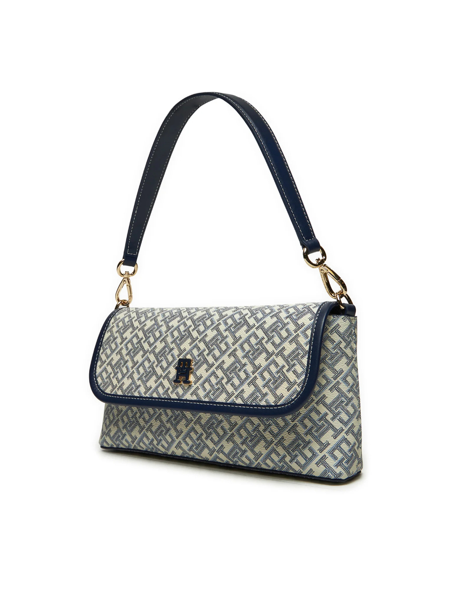 detail Tommy Hilfiger dámská modrá kabelka