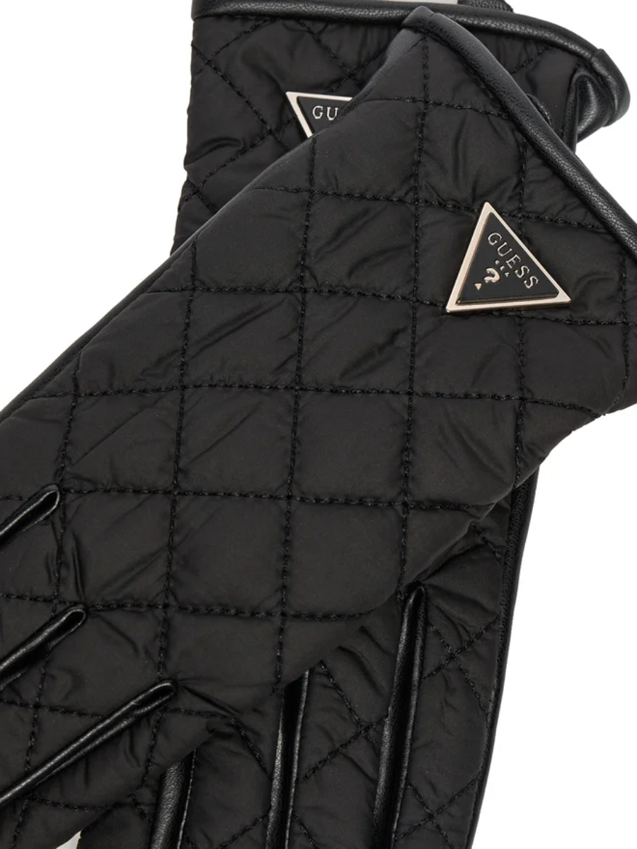 detail Guess dámské černé rukavice