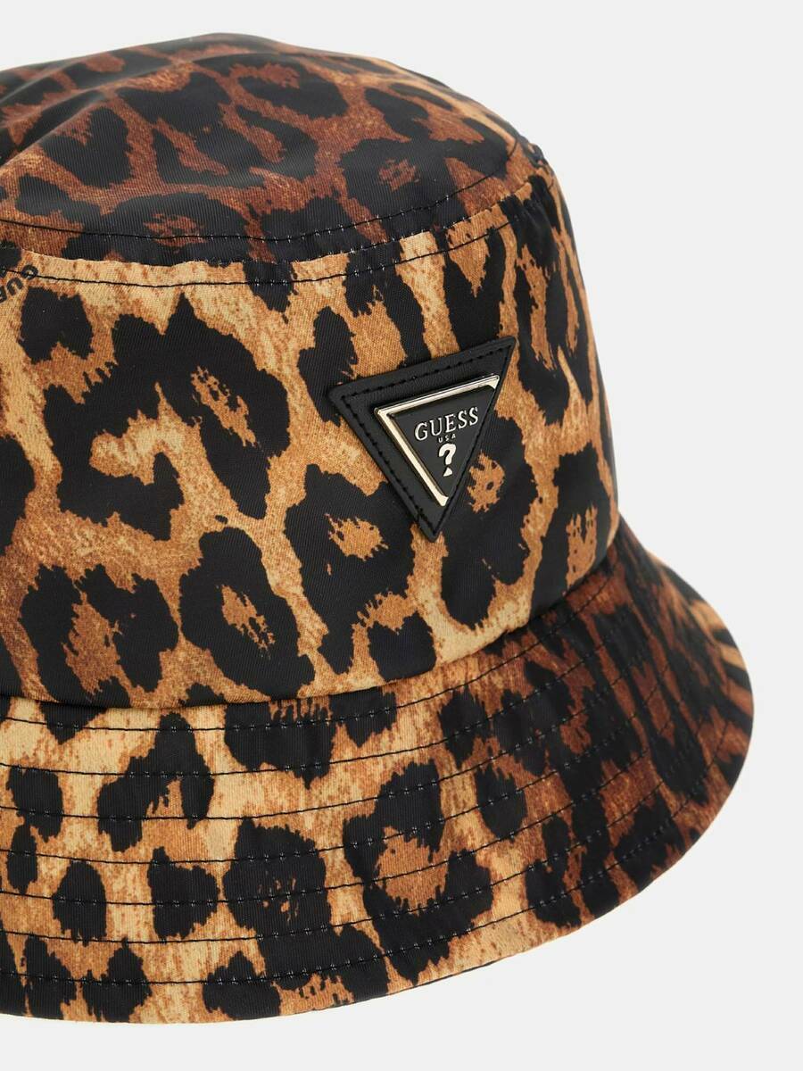 detail Guess dámský klobouk se zvířecím vzorem
