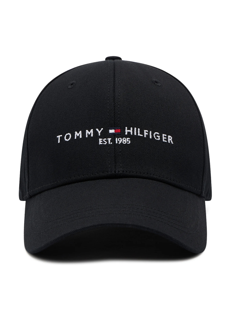 detail Tommy Hilfiger pánská černá kšiltovka