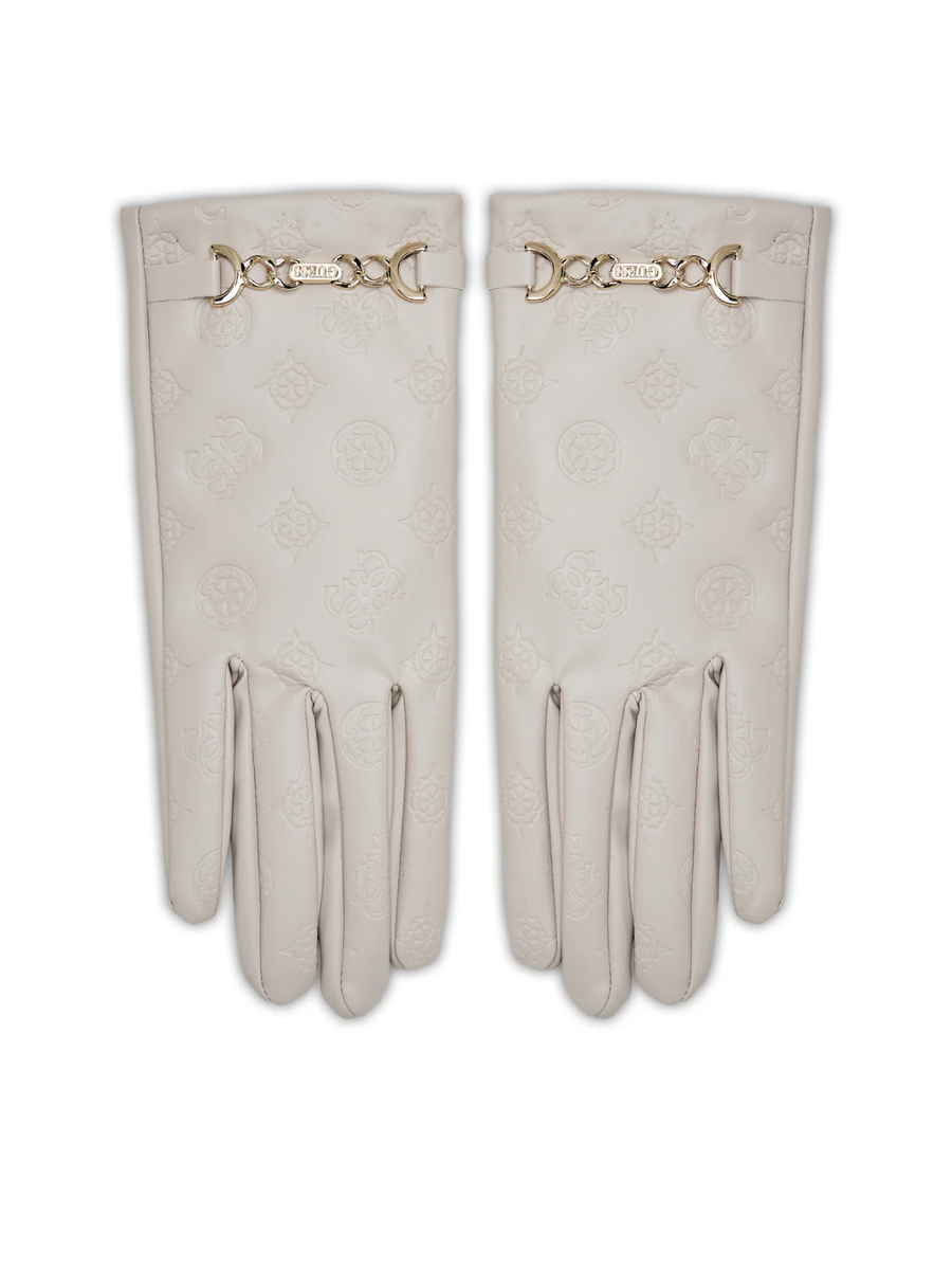 detail Guess dámské krémové rukavice