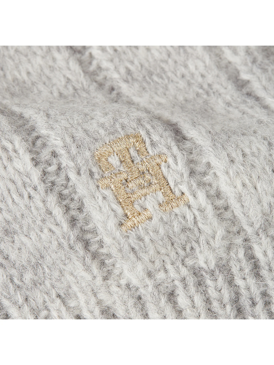 detail Tommy Hilfiger dámská šedá šála