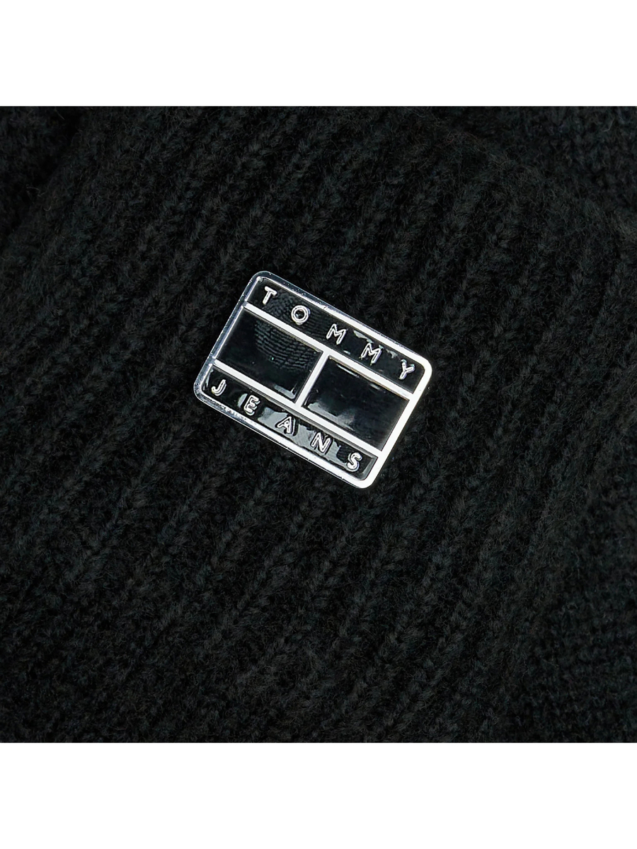 detail Tommy Jeans dámské černé rukavice