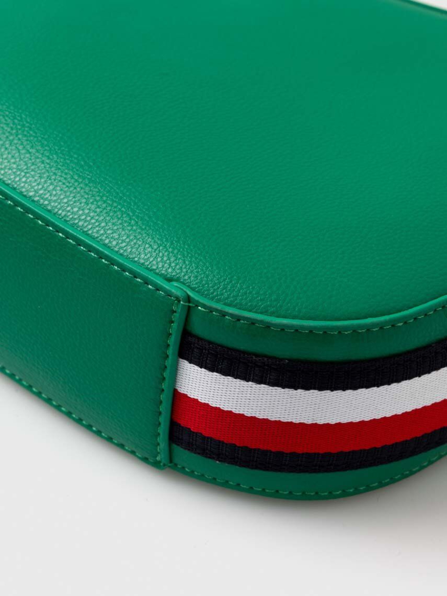 detail Tommy Hilfiger dámská zelená kabelka