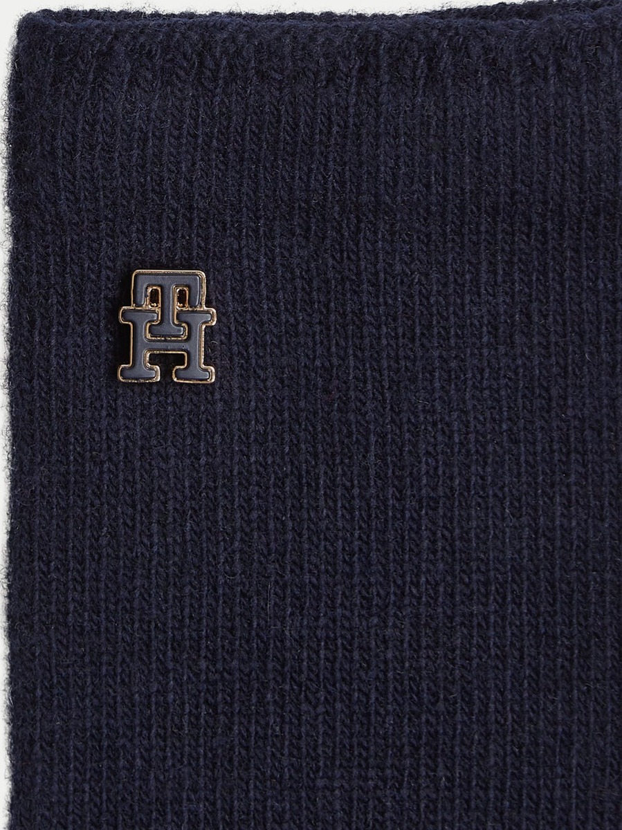 detail Tommy Hilfiger dámské tmavě modré rukavice