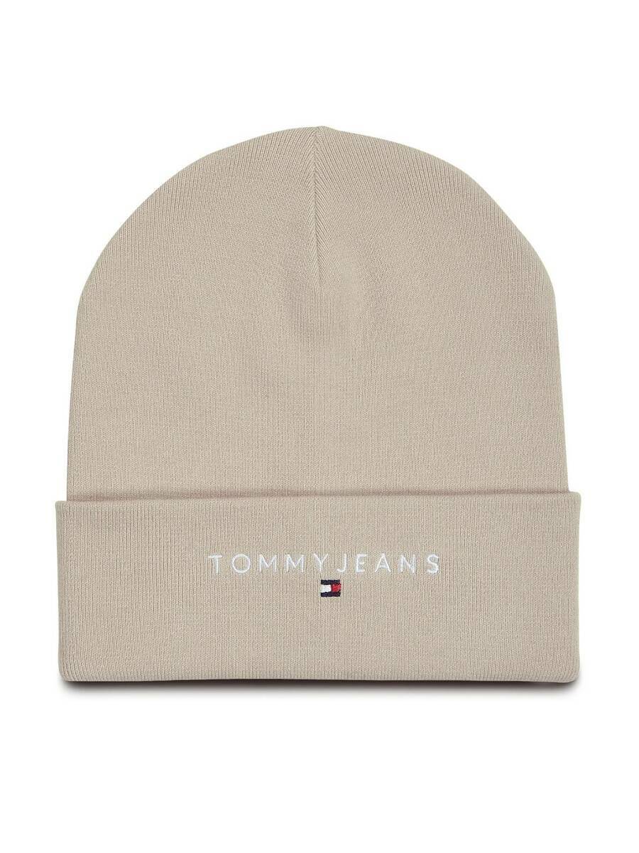 detail Tommy Jeans dámská béžová čepice