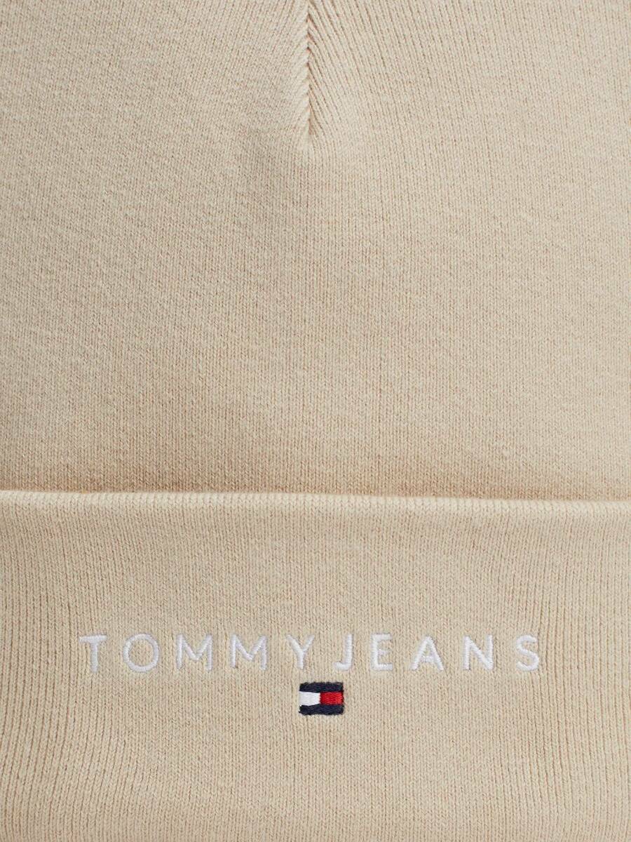 detail Tommy Jeans dámská béžová čepice