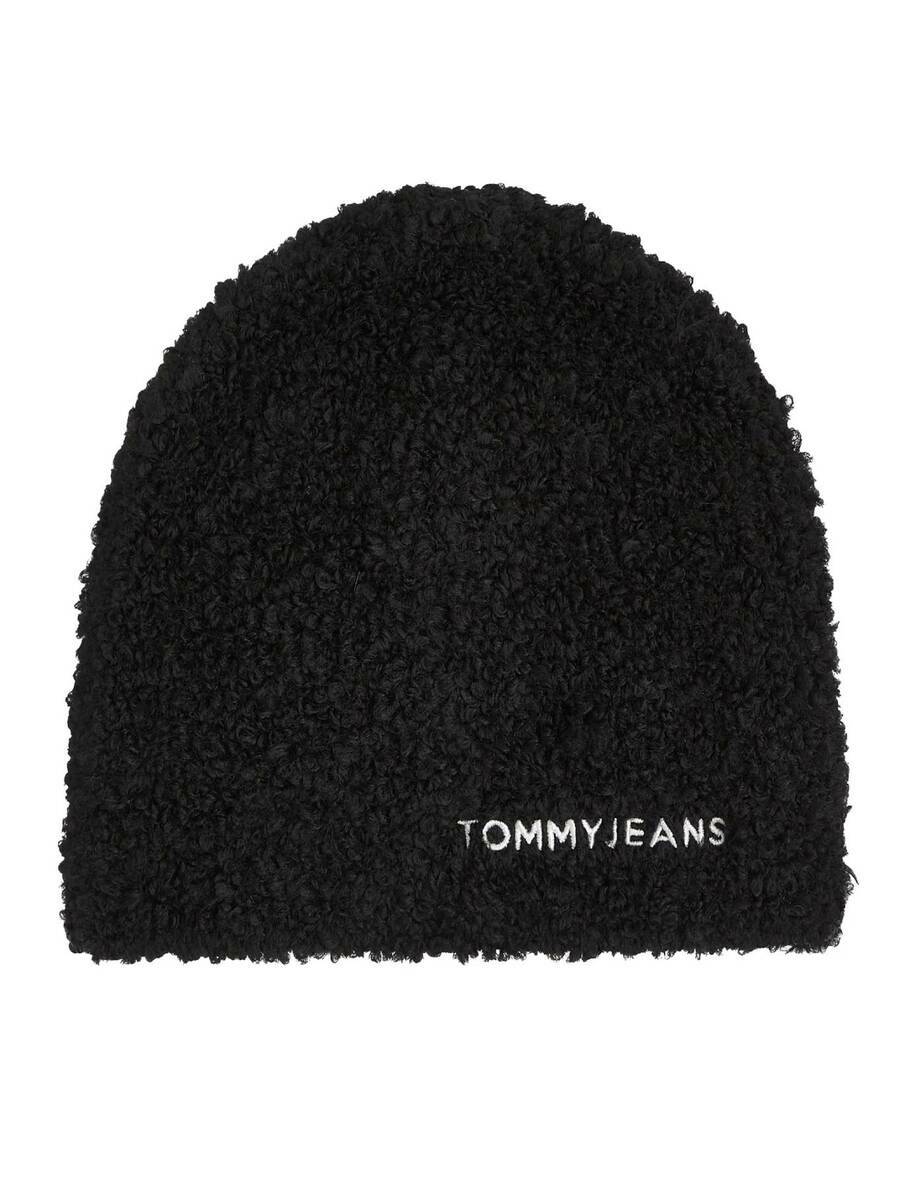 detail Tommy Jeans dámská černá čepice