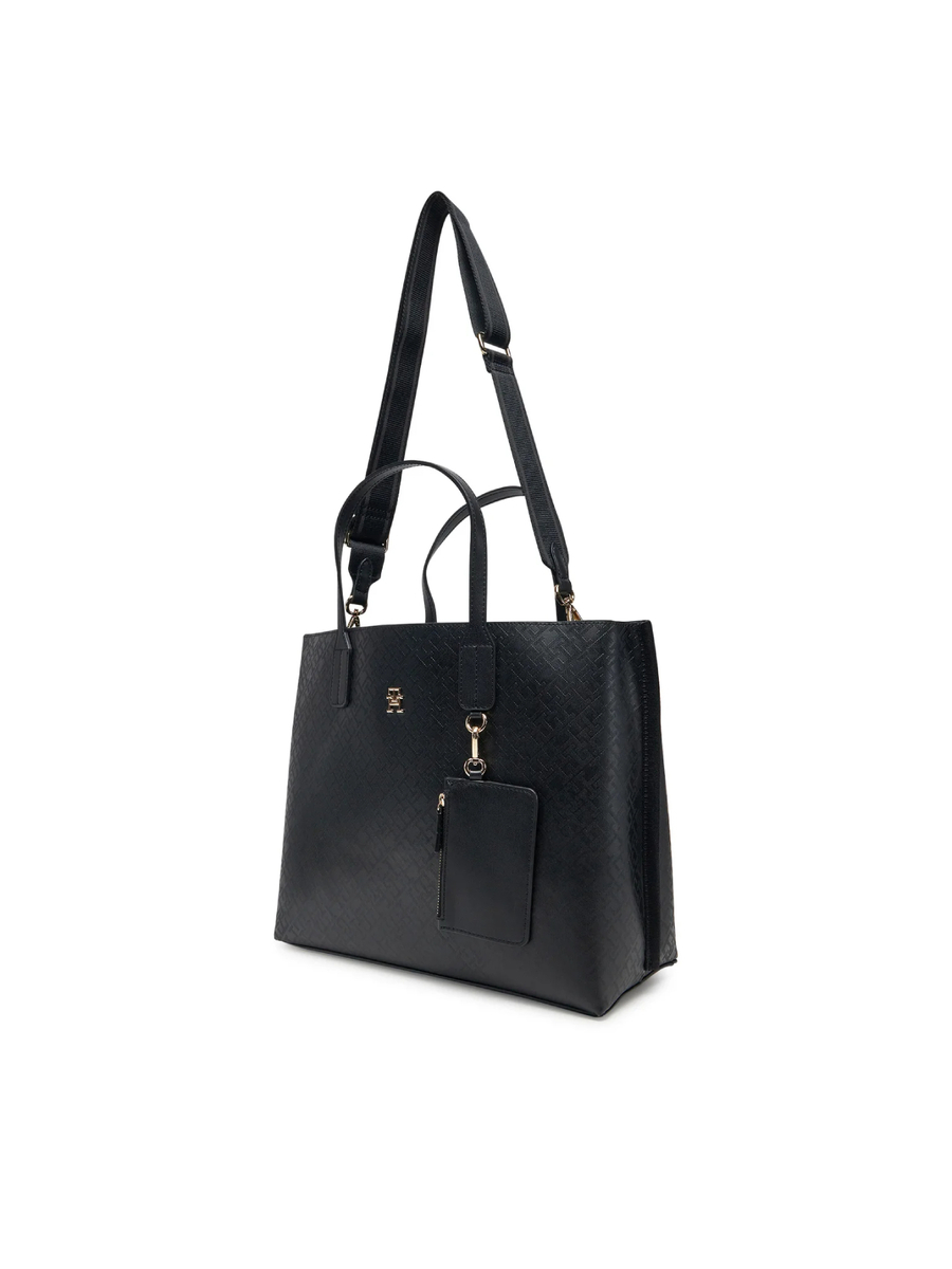 detail Tommy Hilfiger dámská černá kabelka