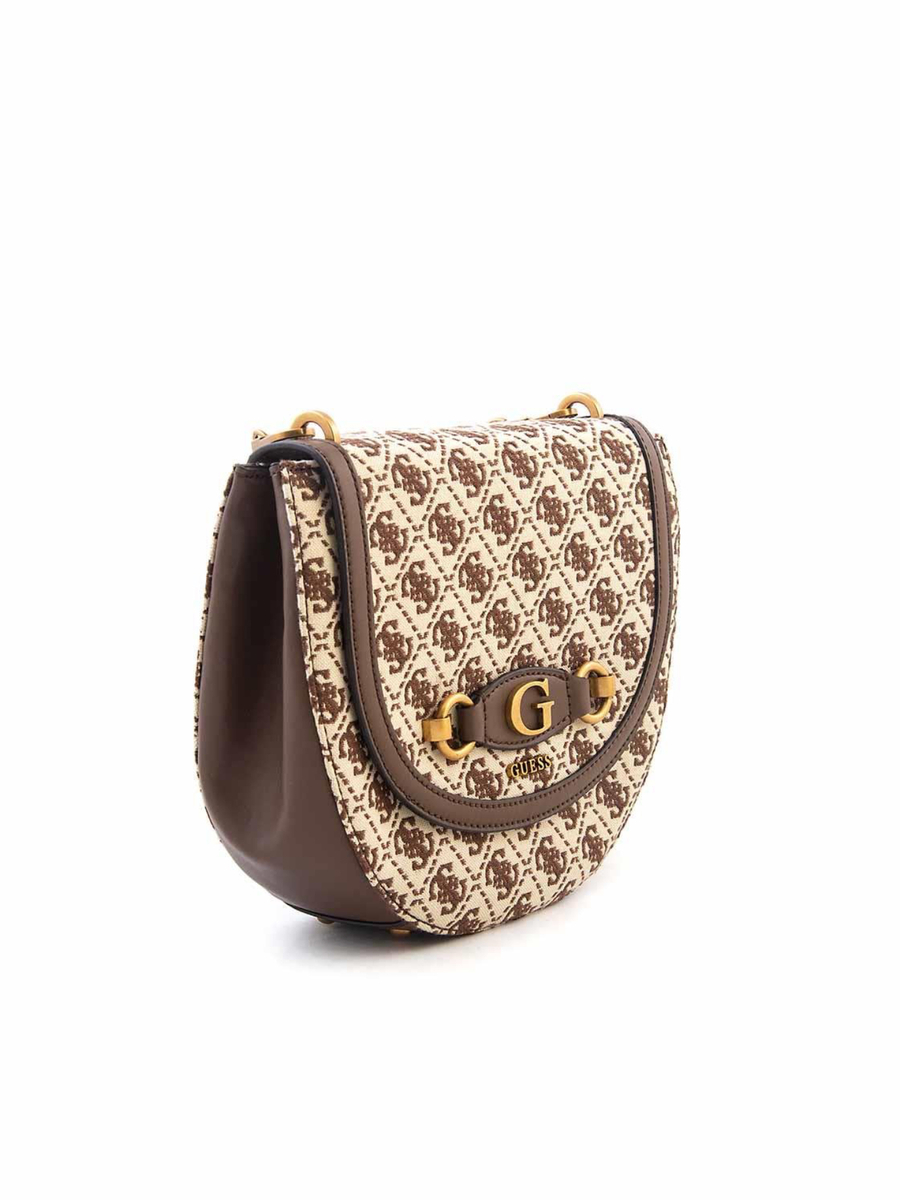 detail Guess dámská hnědá kabelka