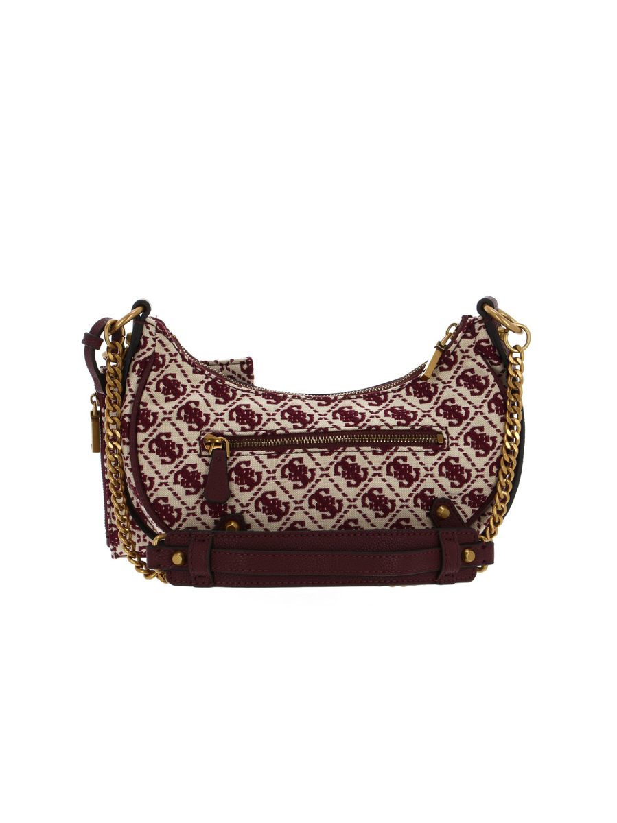 detail Guess dámská vínová malá kabelka
