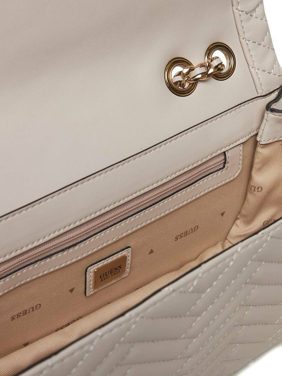detail Guess dámská krémová kabelka