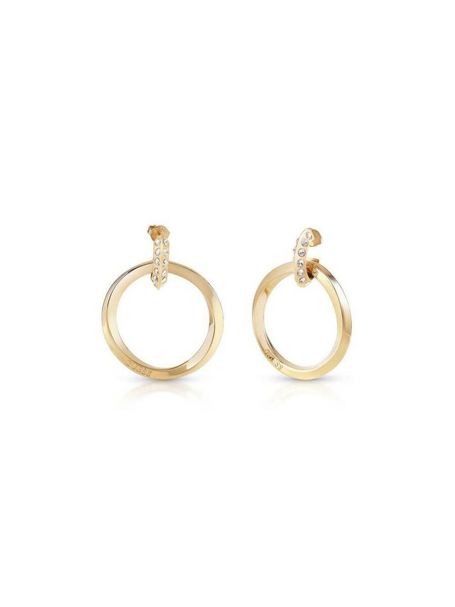 detail Guess dámské pozlacené kruhy