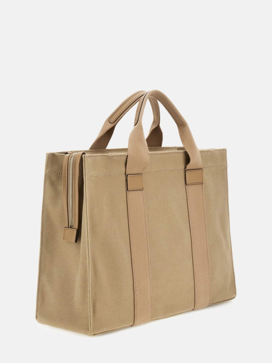 detail Guess dámská béžová kabelka