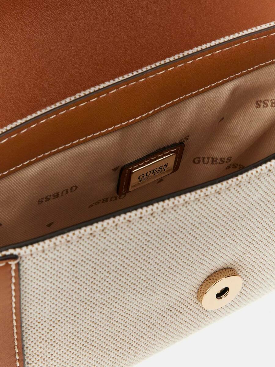 detail Guess dámská hnědá kabelka
