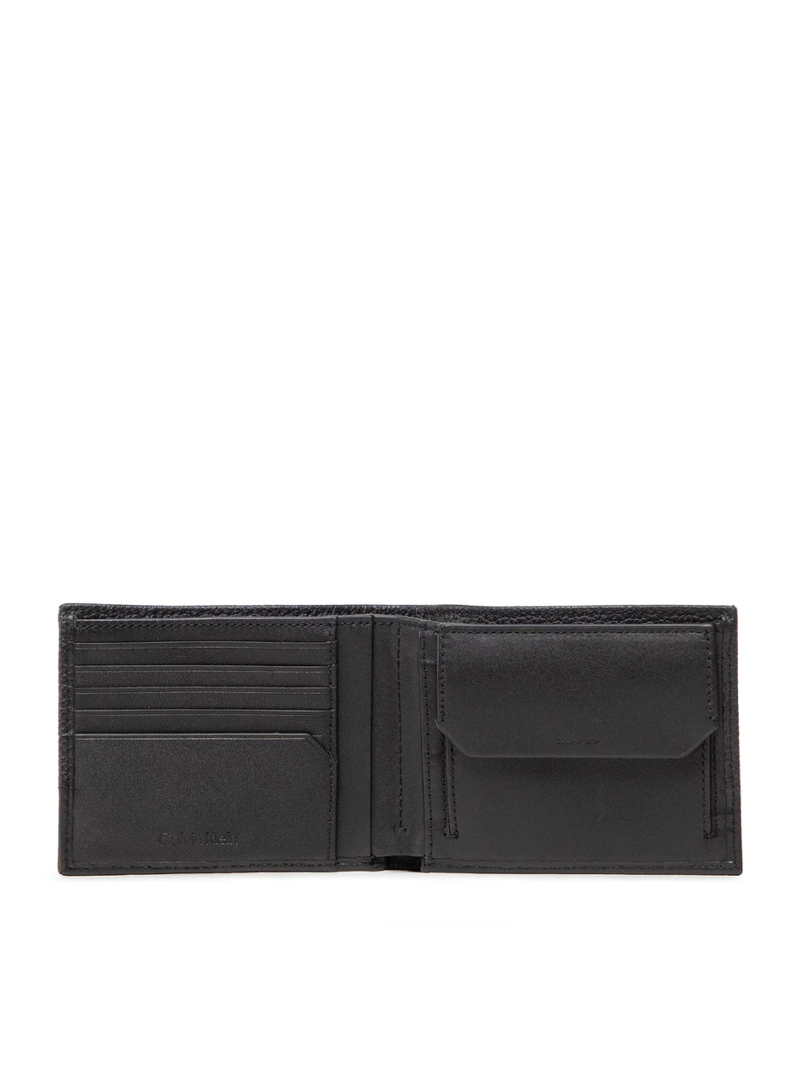 detail Calvin Klein pánská černá peněženka