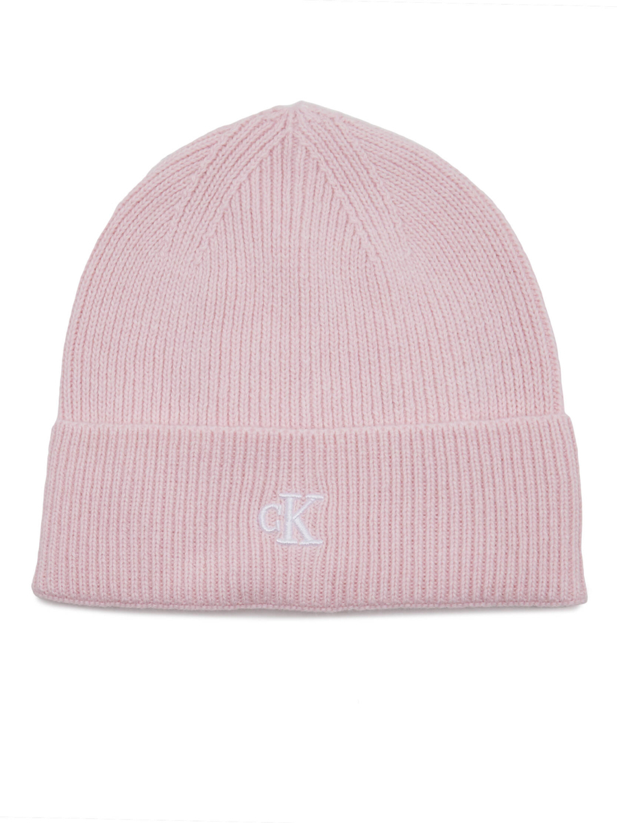 detail Calvin Klein dámská růžová čepice