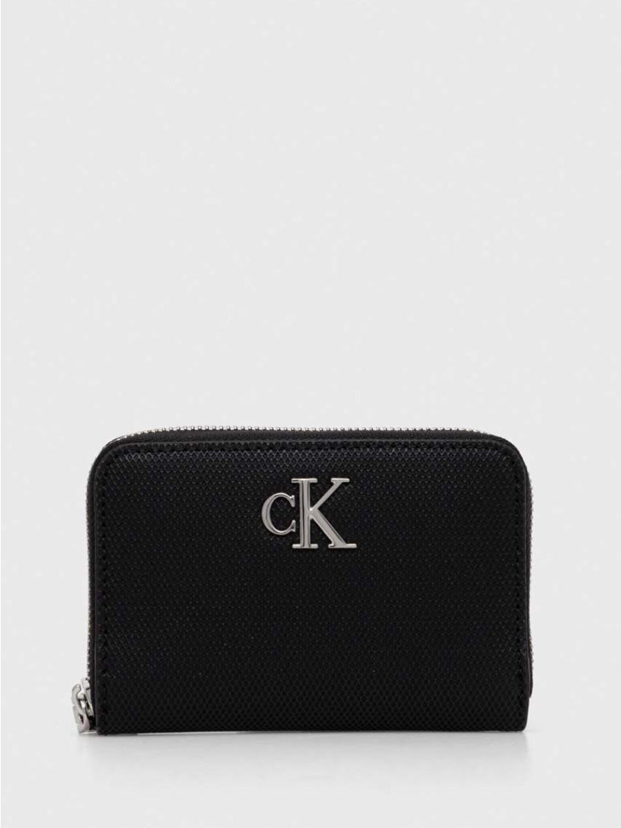 detail Calvin Klein dámská černá peněženka