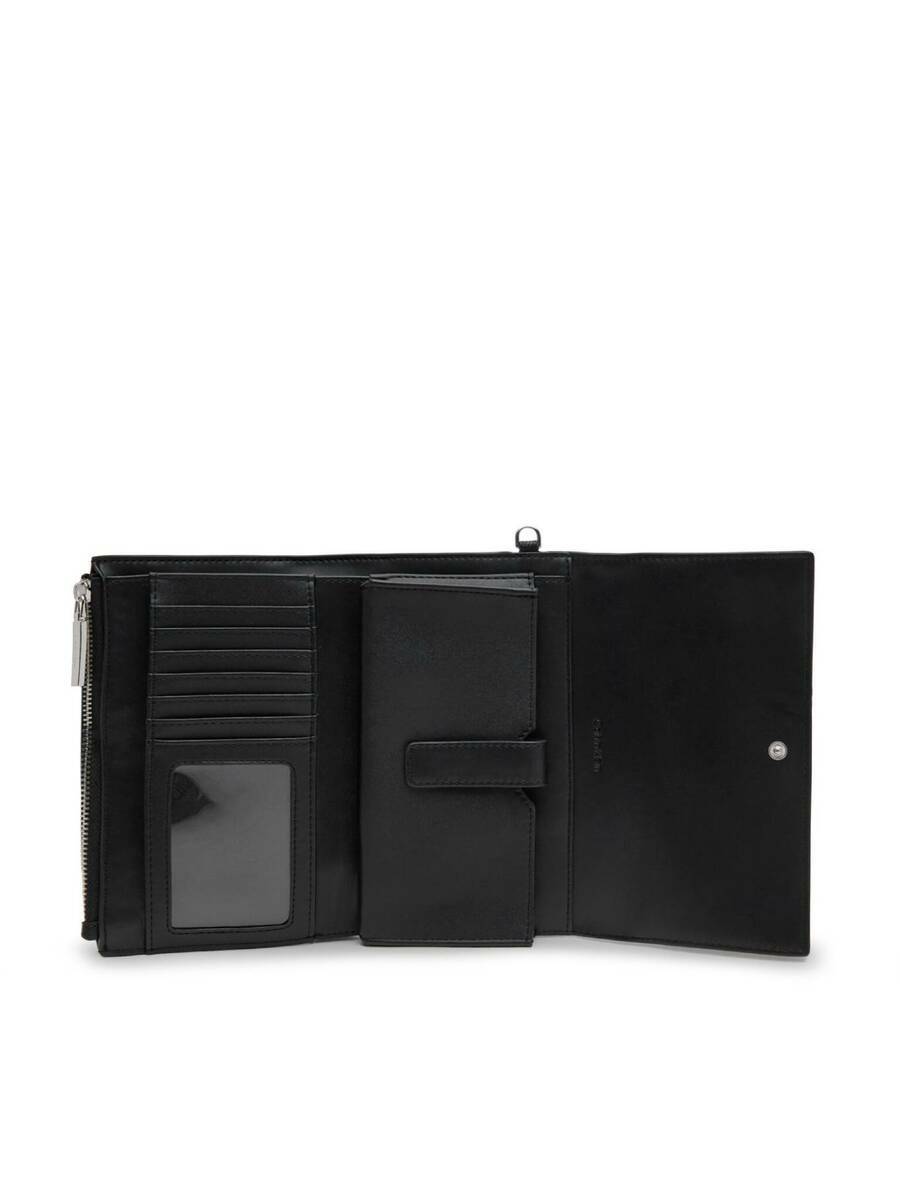 detail Calvin Klein dámská velká černá peněženka