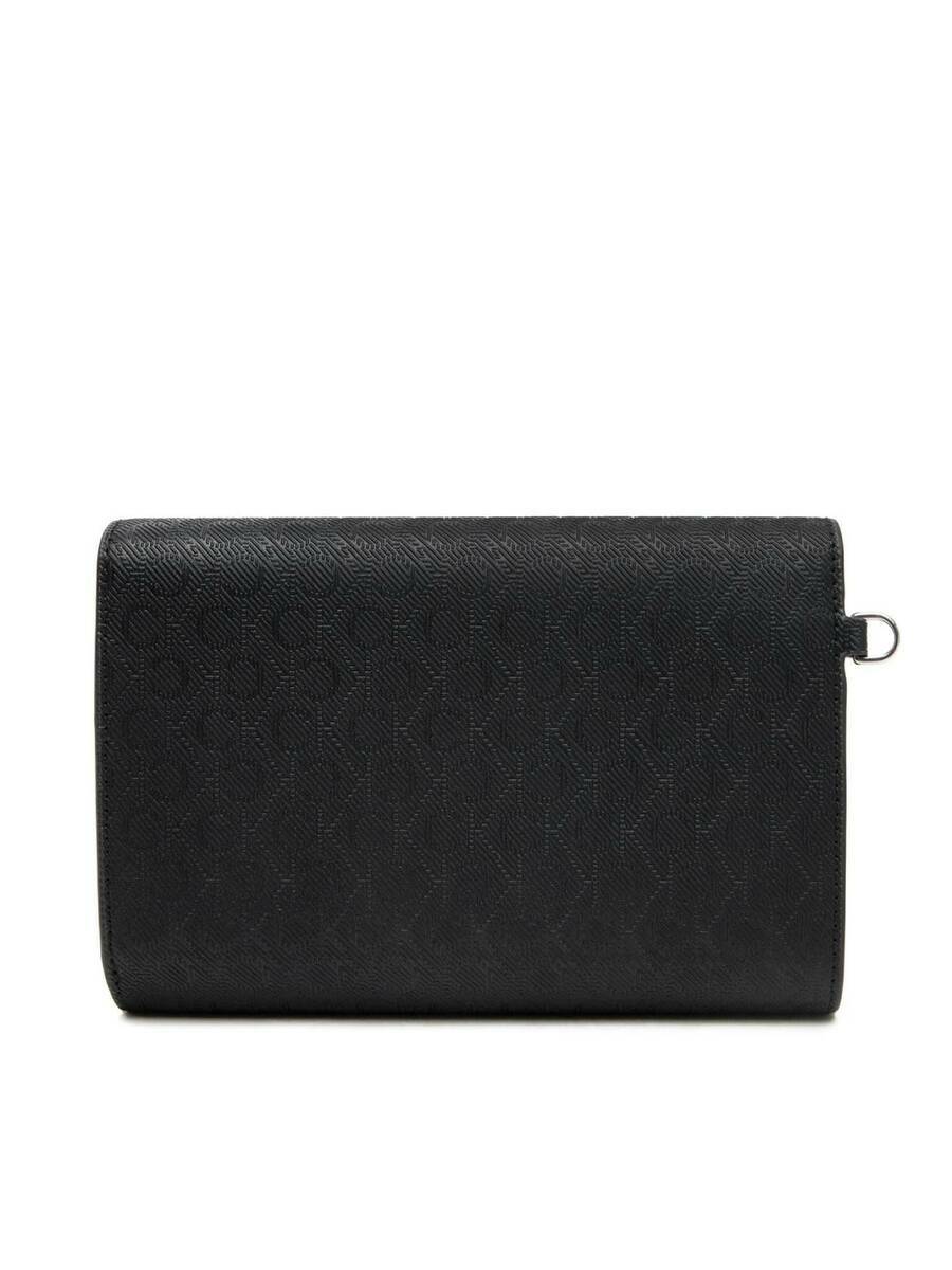 detail Calvin Klein dámská velká černá peněženka