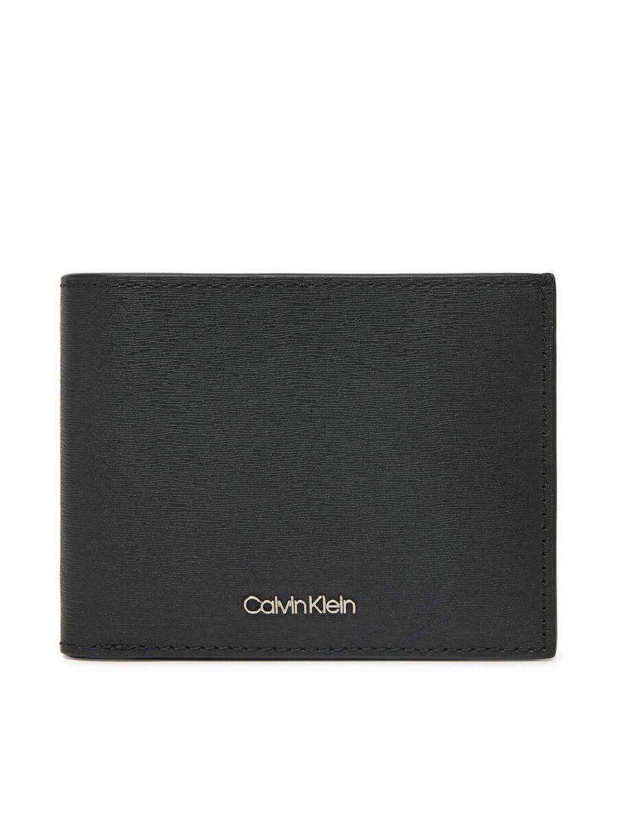 detail Calvin Klein pánská černá peněženka