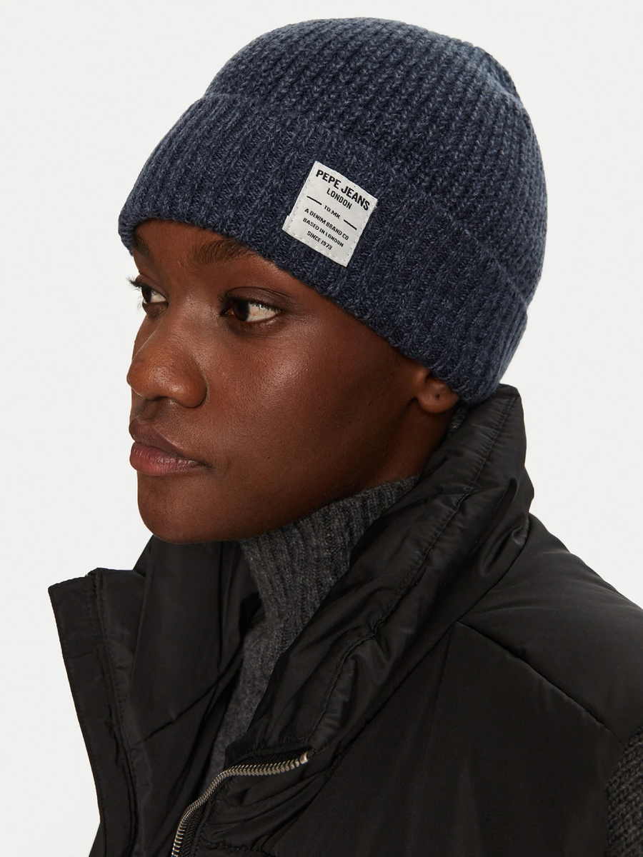 detail Pepe Jeans pánská tmavě modrá čepice