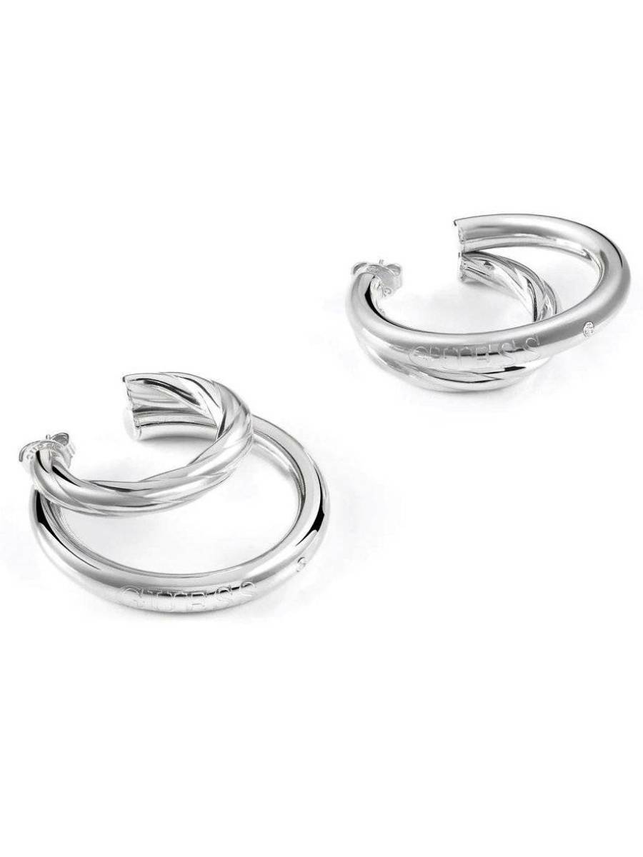 detail Guess dámské stříbrné náušnice