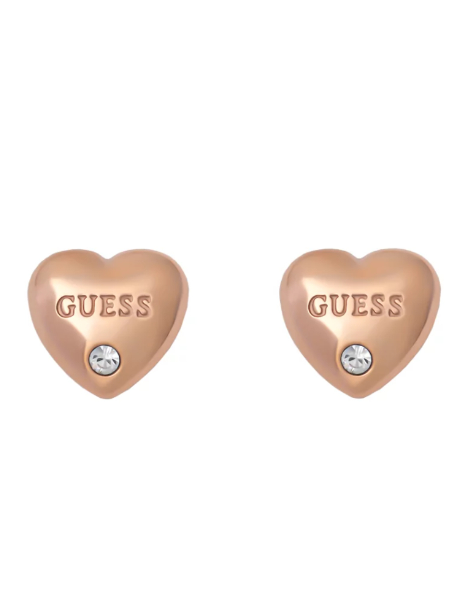 detail Guess dámské růžové náušnice