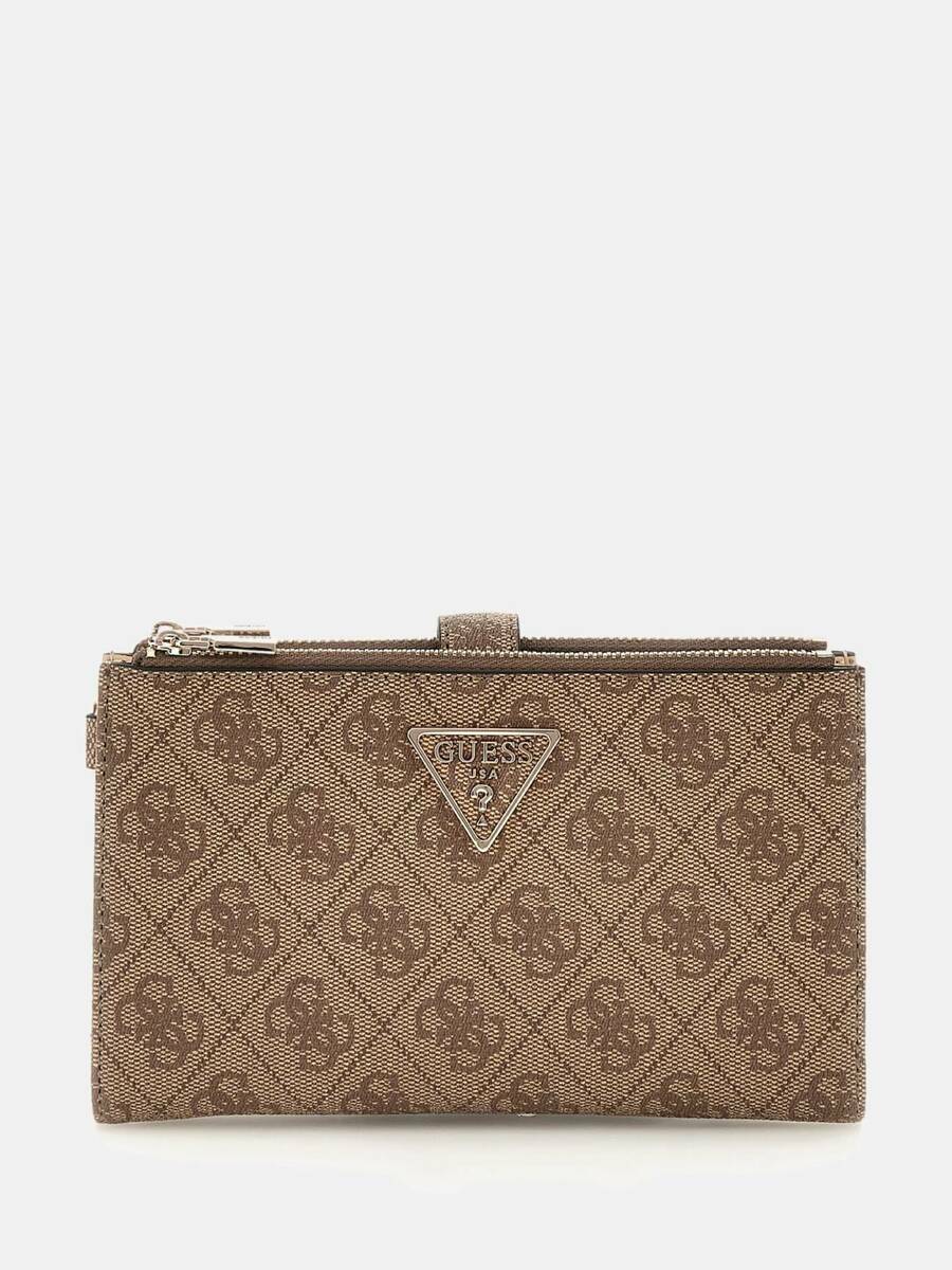 detail Guess dámská béžová peněženka