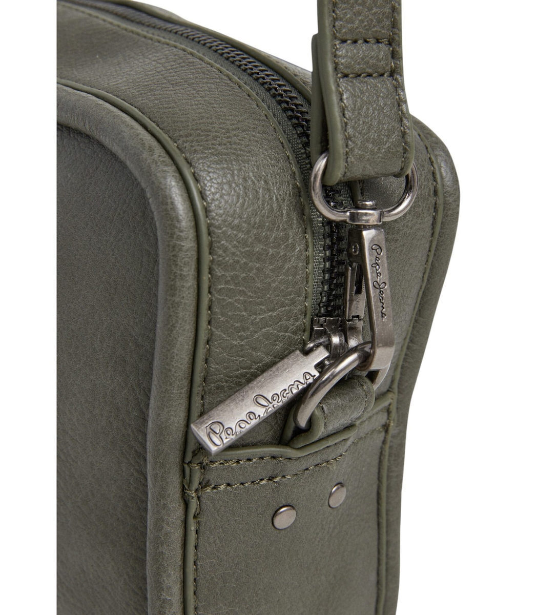 detail Pepe Jeans dámská khaki kabelka