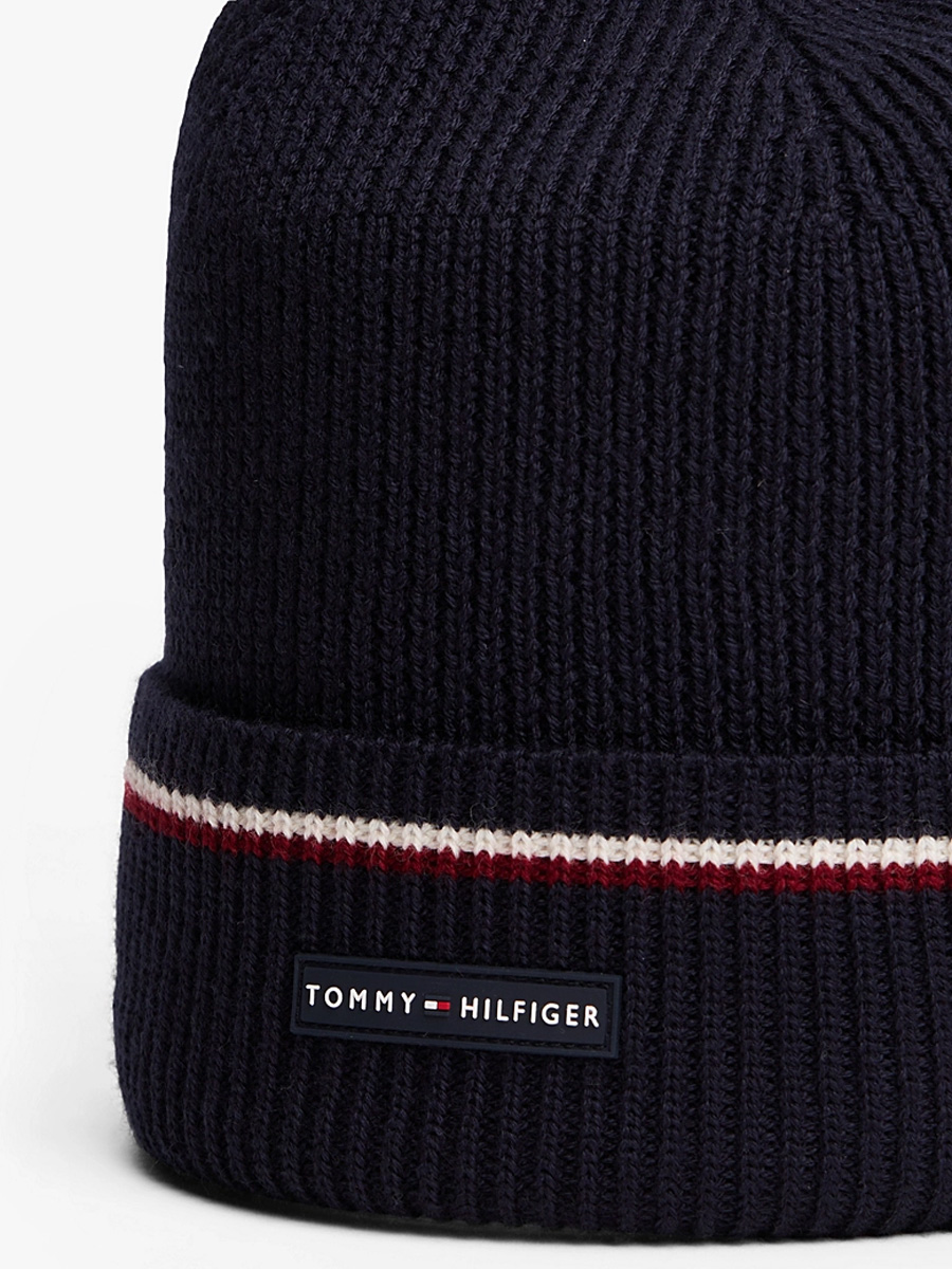 detail   Tommy Hilfiger pánská tmavě modrá čepice