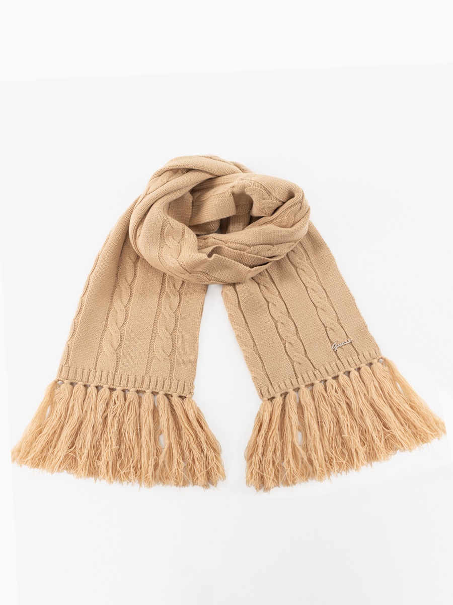 detail Guess dámská hnědá šála