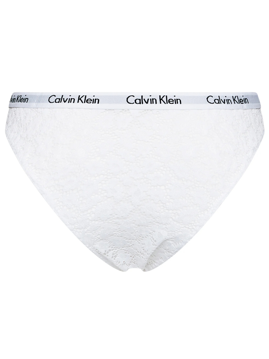 detail Calvin Klein dámské bílé kalhotky