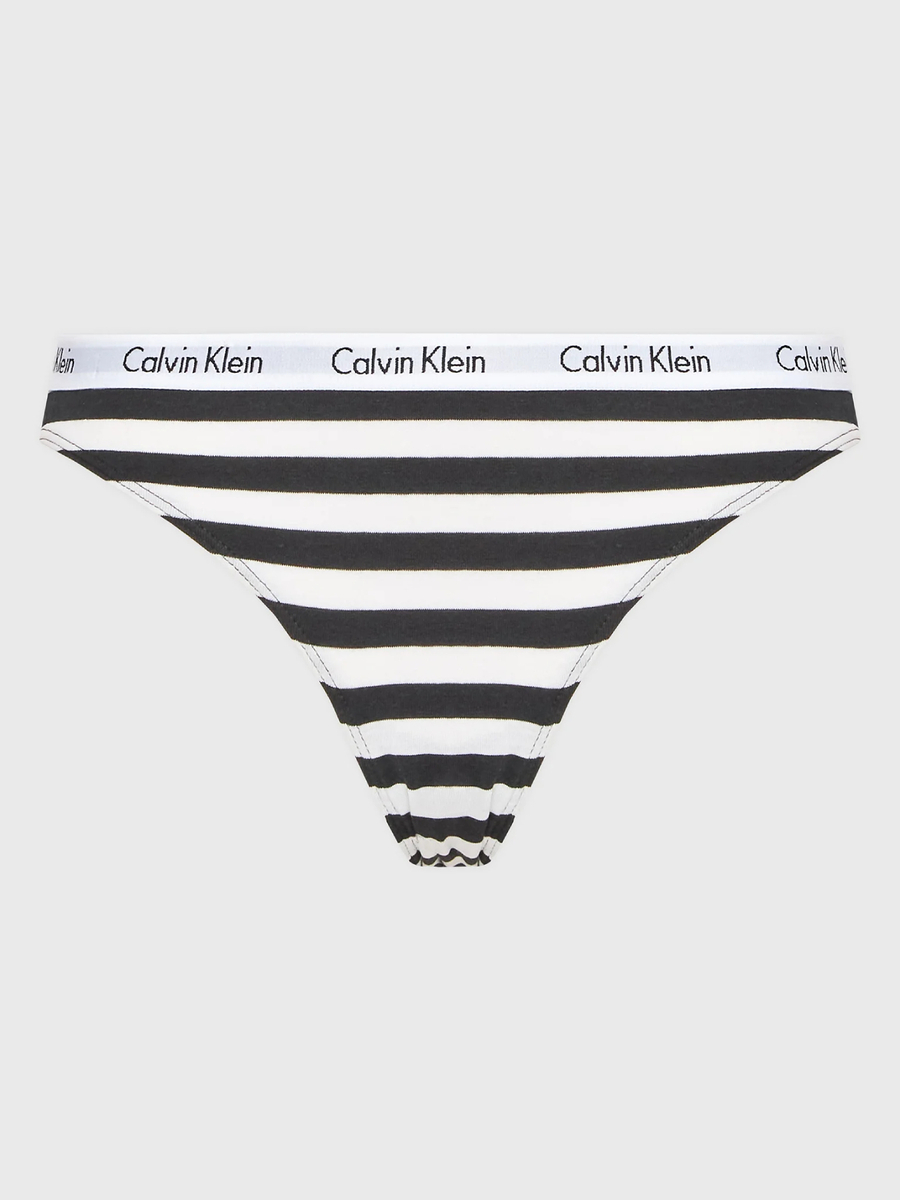 detail Calvin Klein dámské černobílé kalhotky