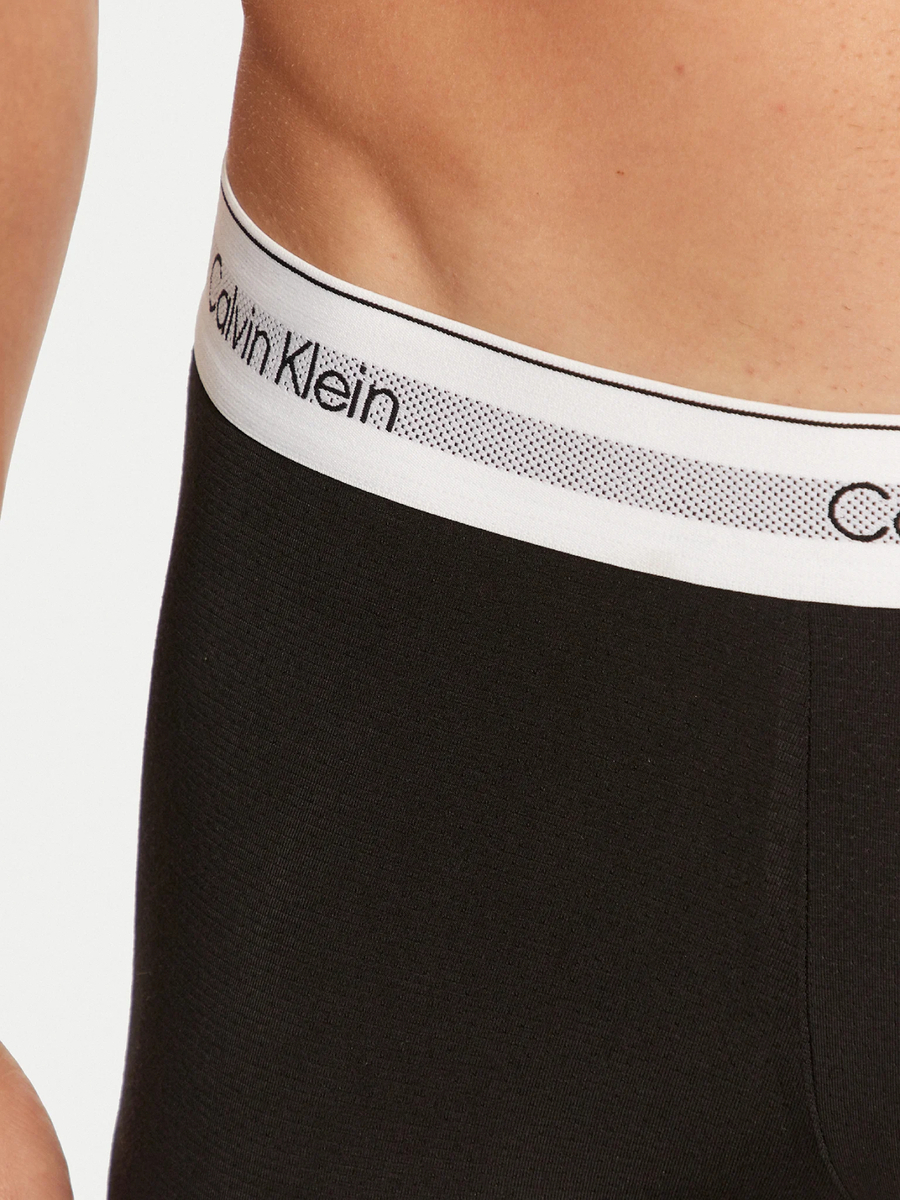 detail Calvin Klein pánské černé boxerky 3 pack