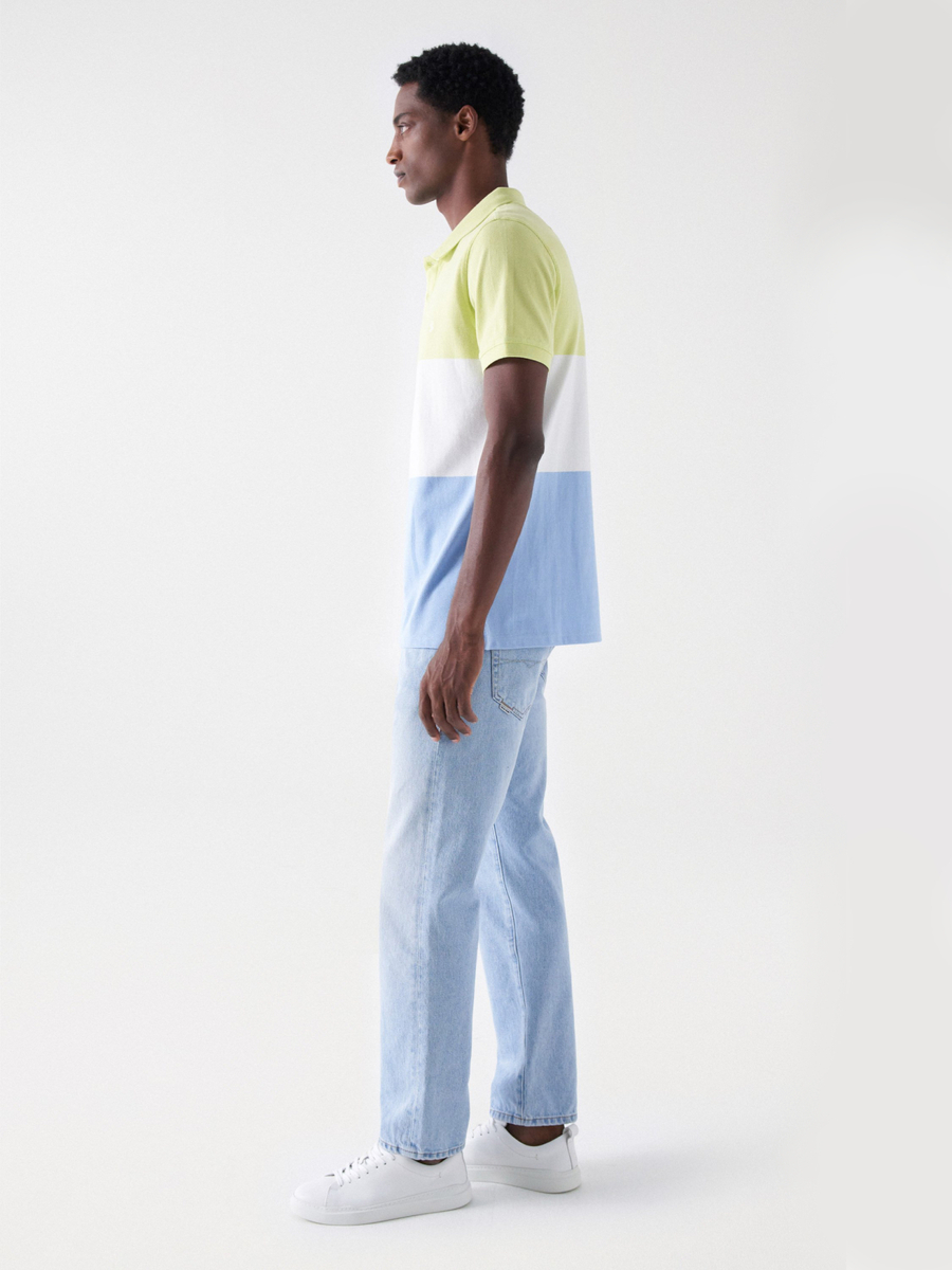 detail Salsa Jeans pánské polo tričko