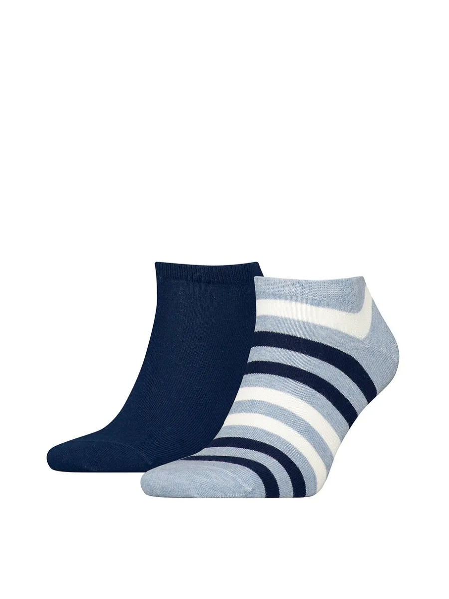 detail Tommy Hilfiger pánské modré ponožky 2pack