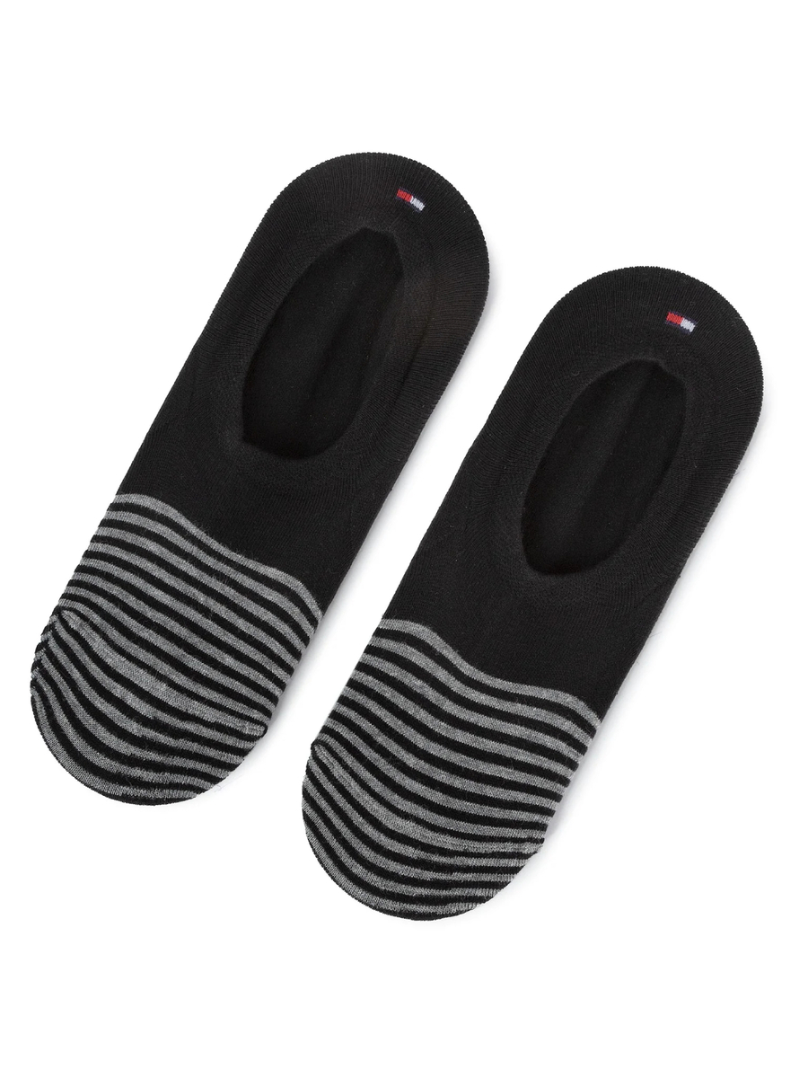detail Tommy Hilfiger pánské černé ponožky 2 pack