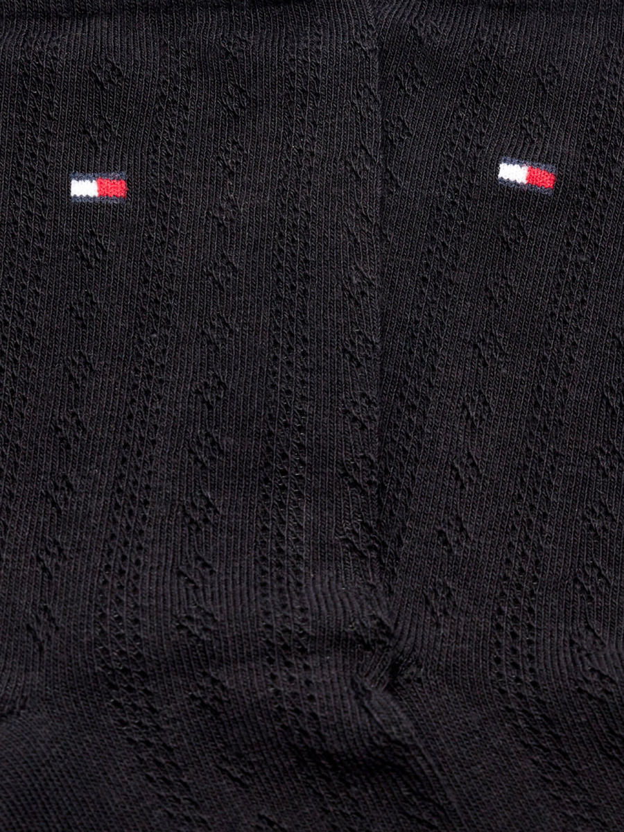 detail Tommy Hilfiger dámské černé ponožky