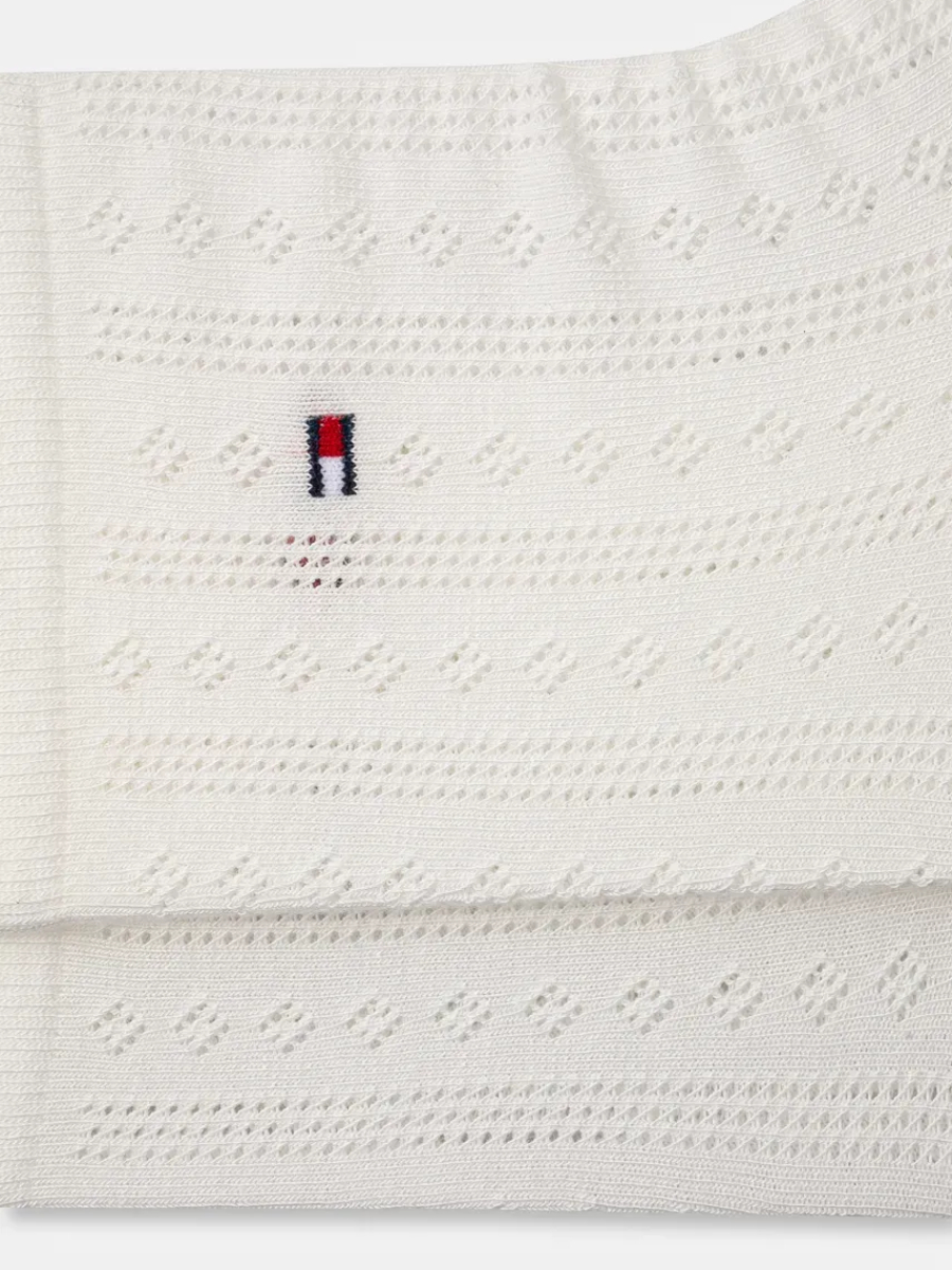 detail Tommy Hilfiger dámské bílé ponožky