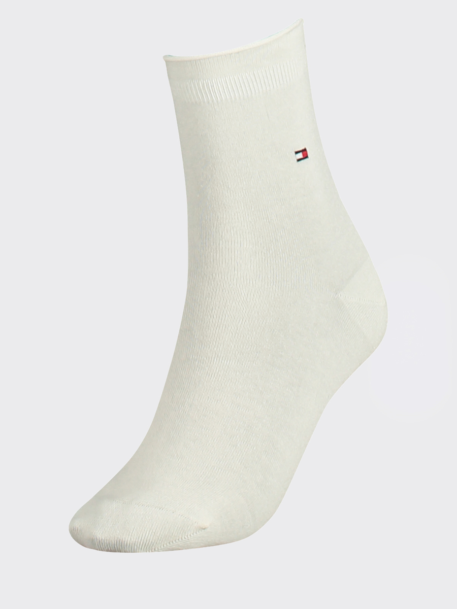 detail Tommy Hilfiger dámské krémové ponožky