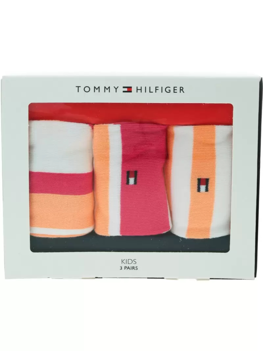 detail Tommy Hilfiger barevné ponožky 3 pack