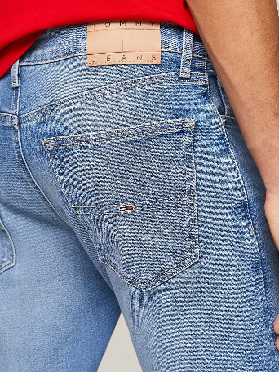 detail Tommy Jeans pánské jeany Scanton