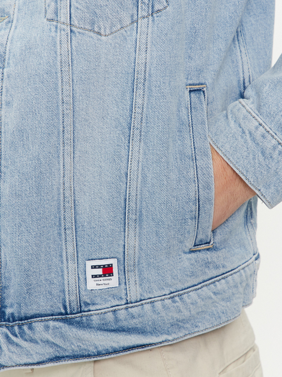 detail Tommy Jeans pánská džínová bunda Ryan