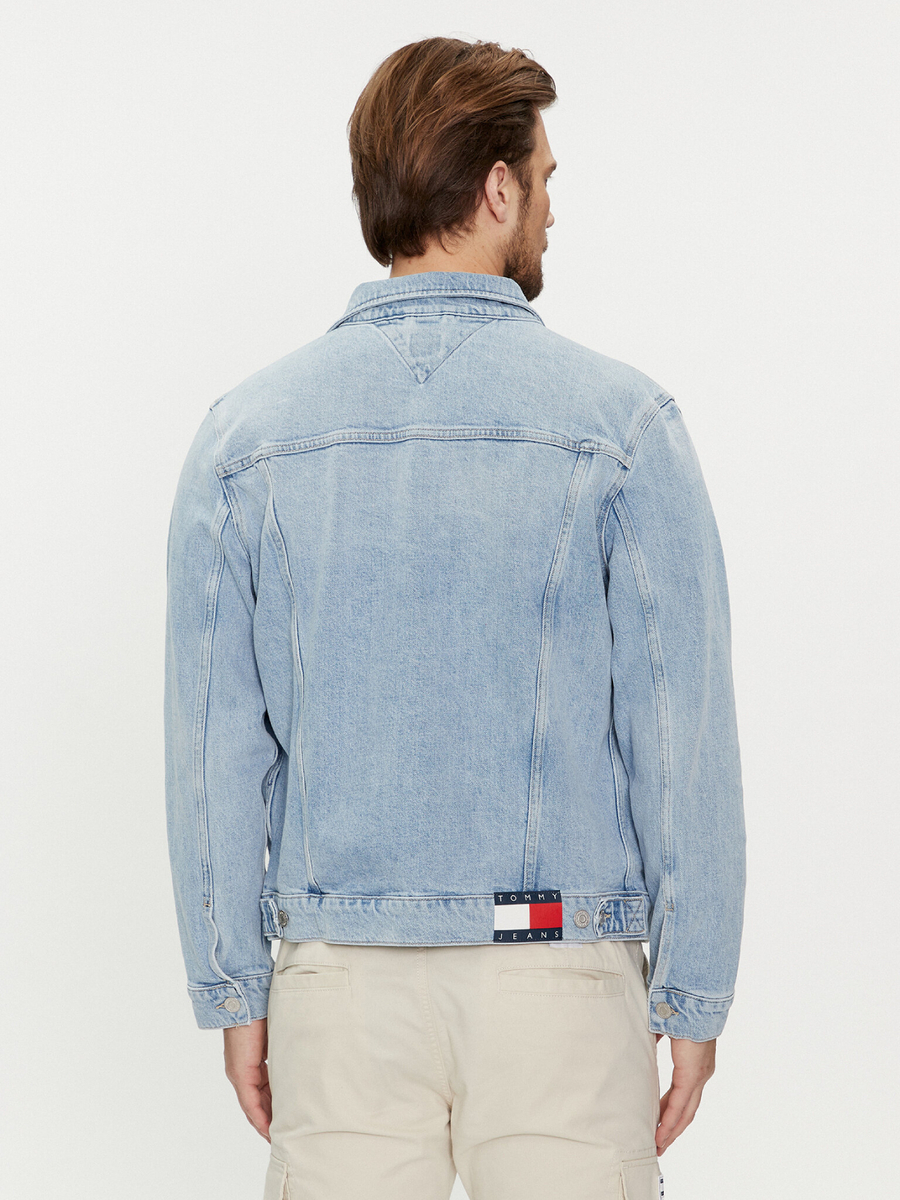 detail Tommy Jeans pánská džínová bunda Ryan