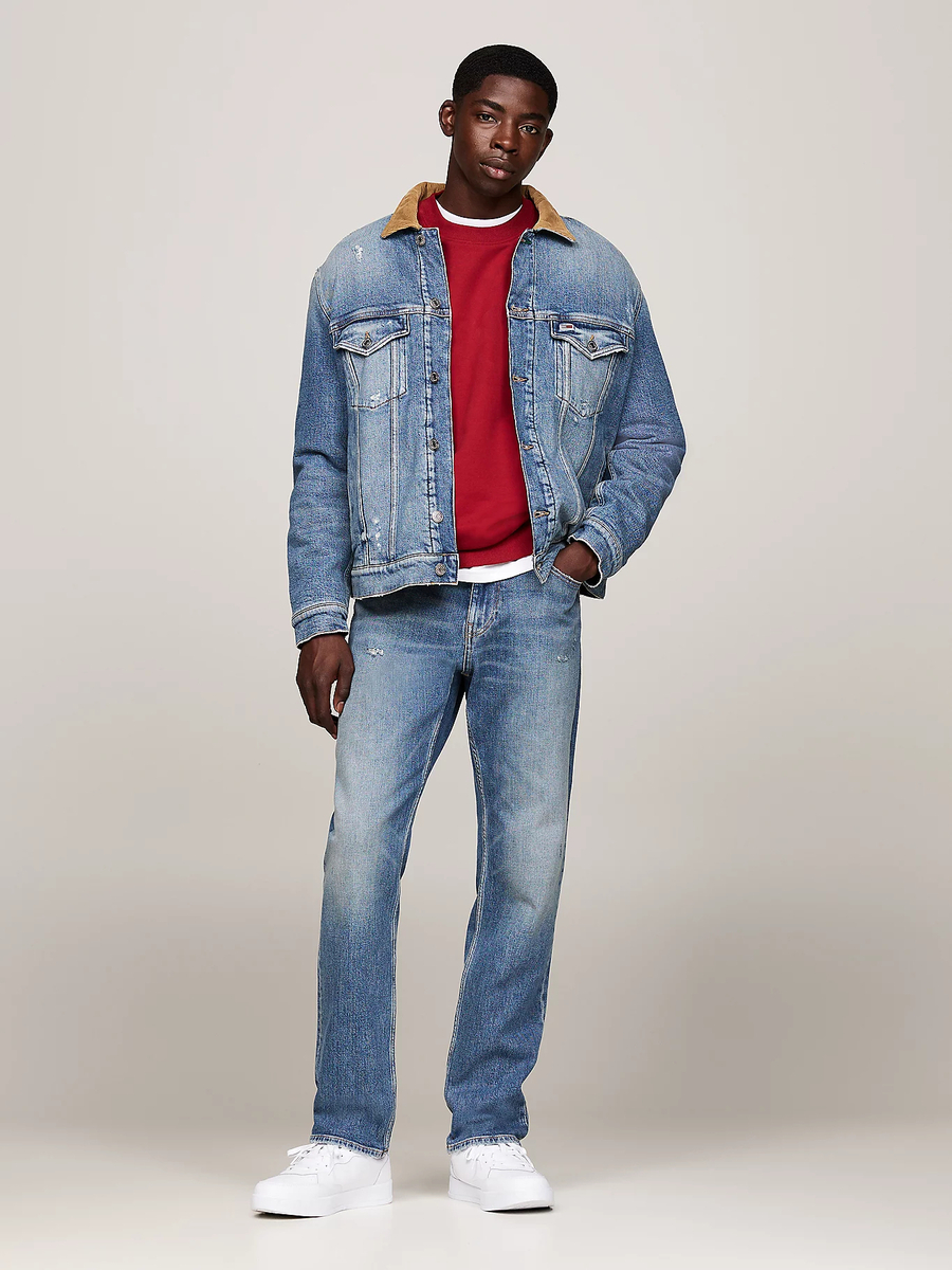 detail Tommy Jeans pánská džínová bunda