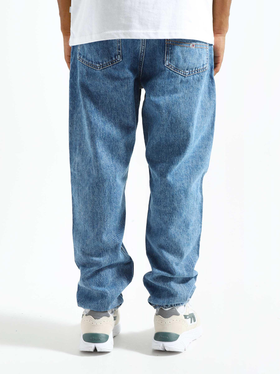 detail Tommy Jeans pánské modré džíny