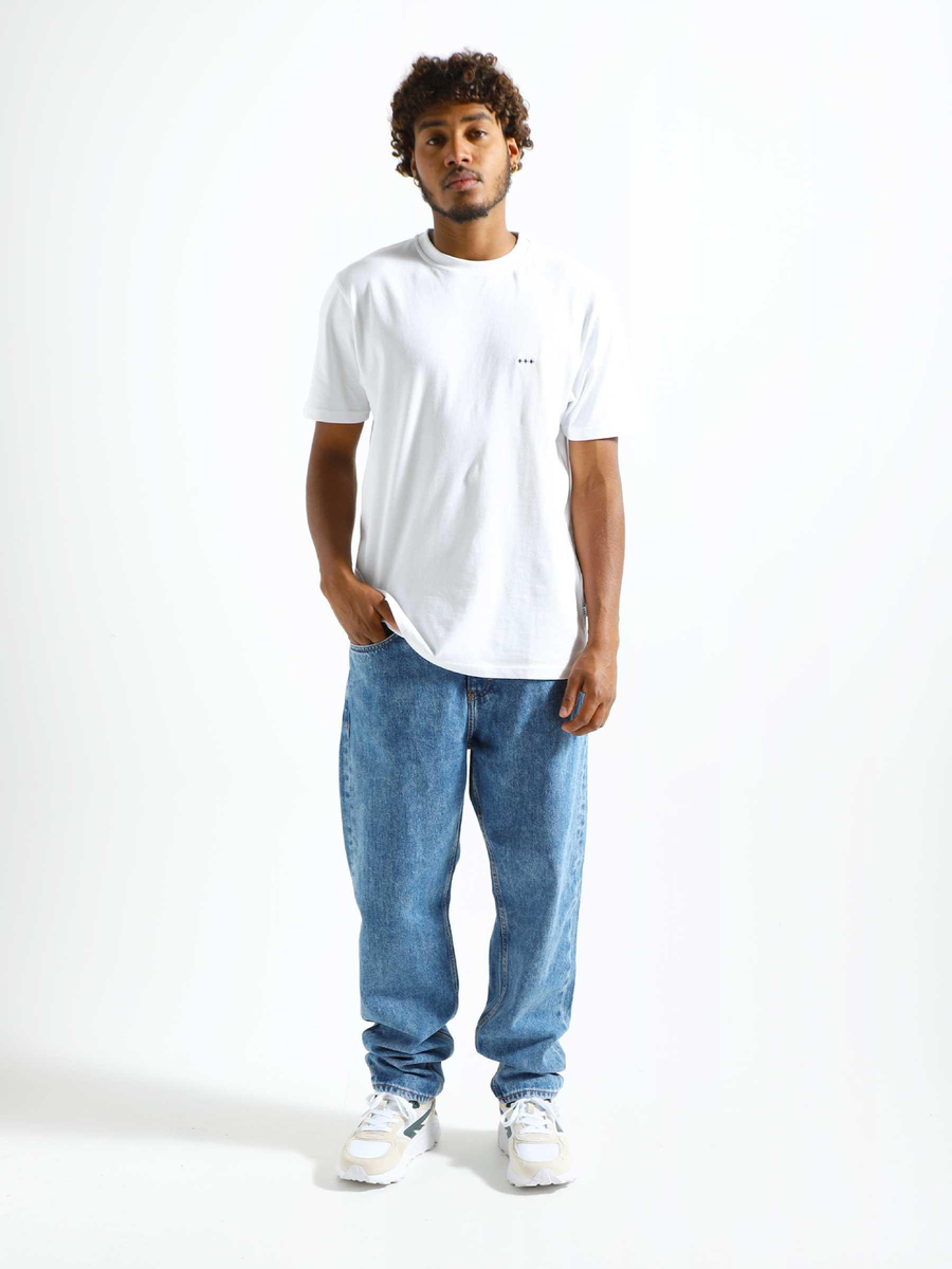 detail Tommy Jeans pánské modré džíny